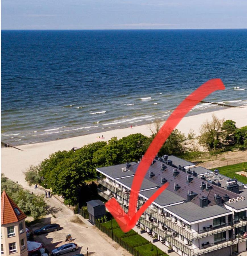 Przy Plazy - Z Prywatnym Ogrodkiem Rezydencja Niechorze Apartment Luaran gambar